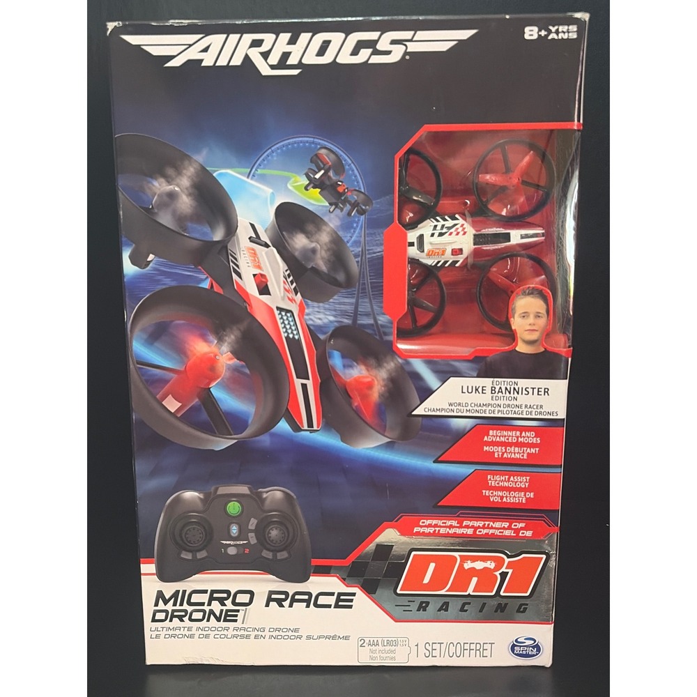 Air Hogs DR1 Micro Race Drone Luke Bannister Edition Indoor RC Quadcopter New